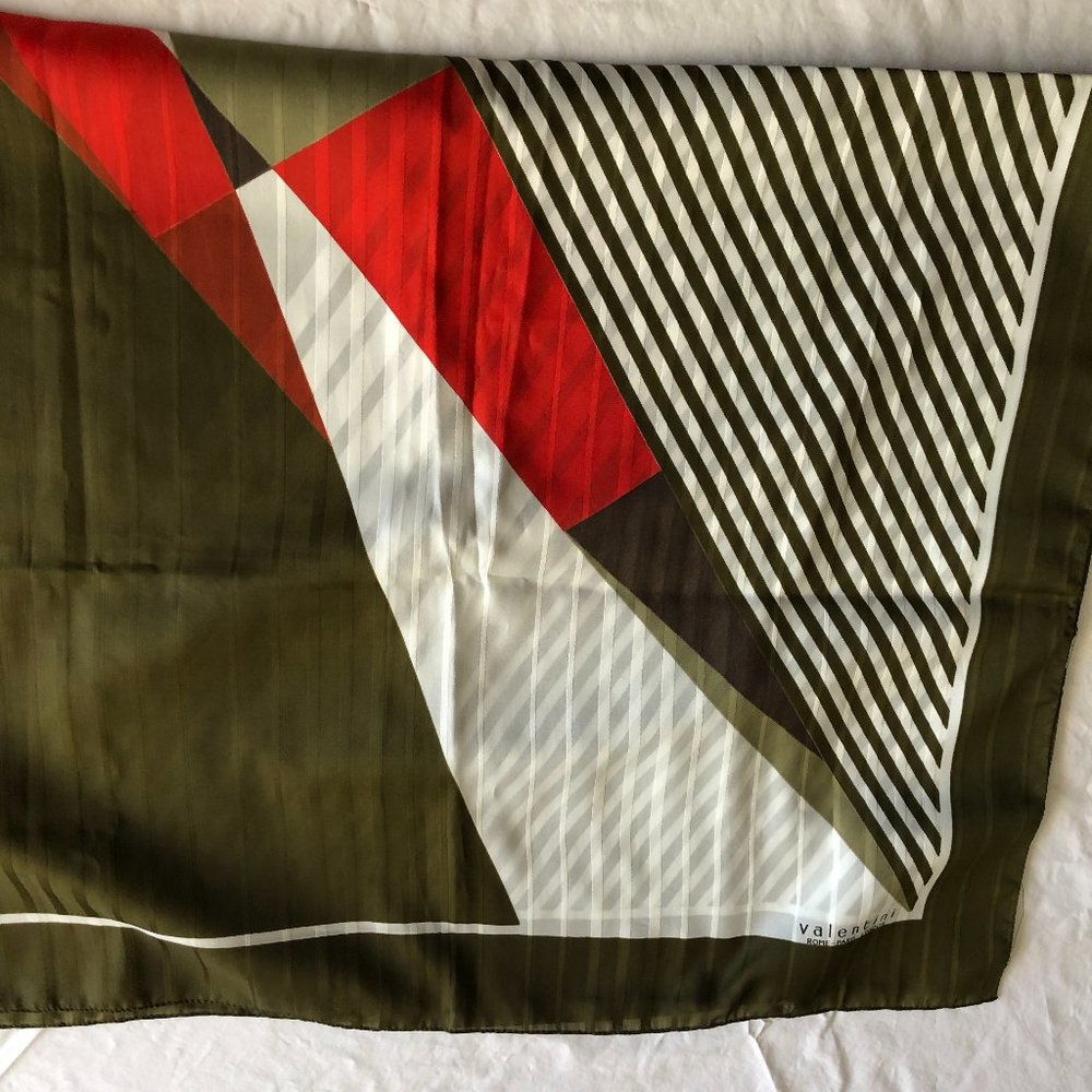 Vintage Valentini silk scarf